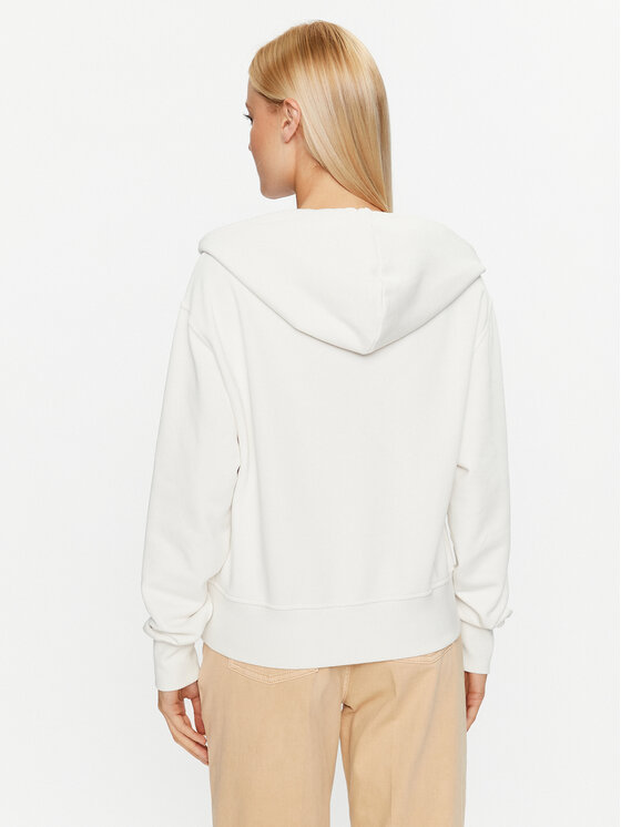 Guess Guess Felpa W3BQ10 KBKM0 Écru Regular Fit