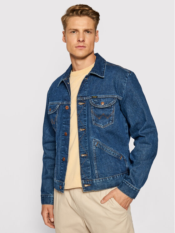 Wrangler Wrangler Джинсова куртка Icons W4MJUG923 112129142 Cиній Regular Fit