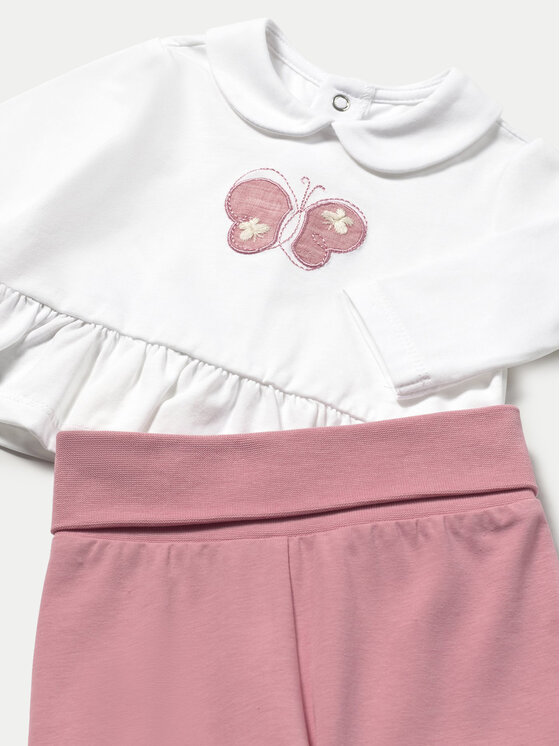 Mayoral Mayoral Set Bluse und Strampelhose 1586 Rosa Regular Fit