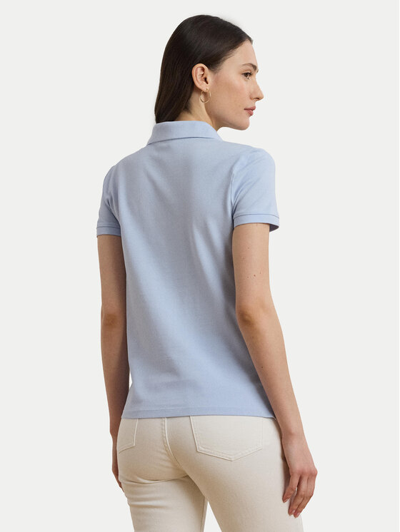 LAUREN RALPH LAUREN LAUREN RALPH LAUREN Polo 200966129001 Błękitny Slim Fit