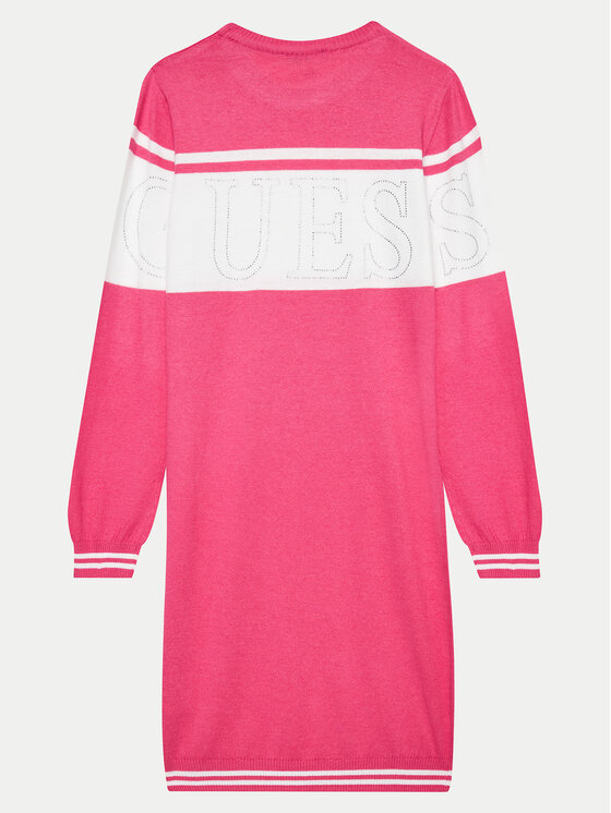Guess Guess Kötött ruha J4YK04 Z3GW0 Rózsaszín Regular Fit