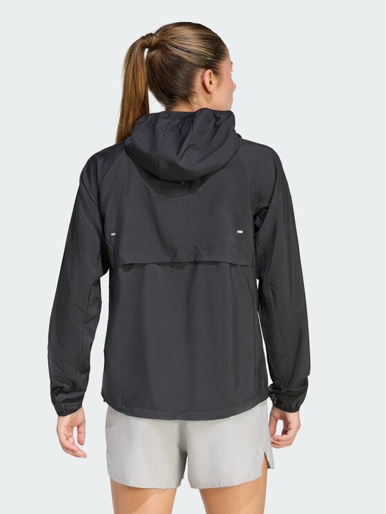 adidas adidas Kurtka do biegania 158797 Czarny Regular Fit
