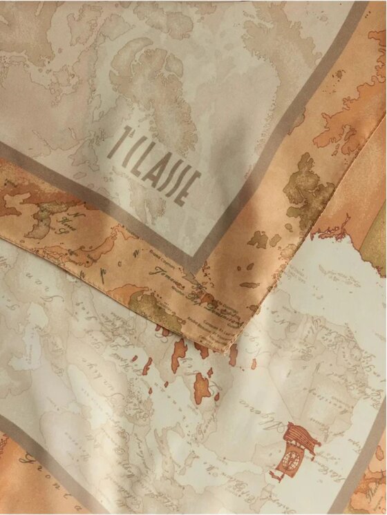 Alviero Martini Prima Classe Alviero Martini Prima Classe Foulard Foulard doppio geo 90x90 Beige