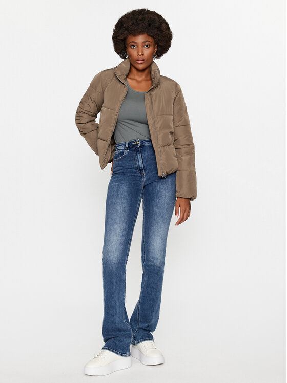 JDY JDY Zimska jakna 15213591 Rjava Regular Fit