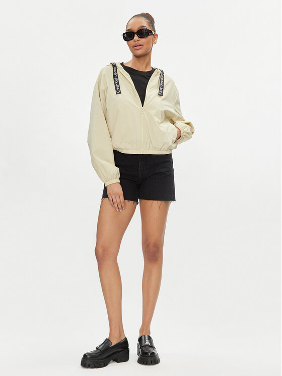 Calvin Klein Jeans Calvin Klein Jeans Neperpučiama striukė Logo J20J223353 Žalia Regular Fit