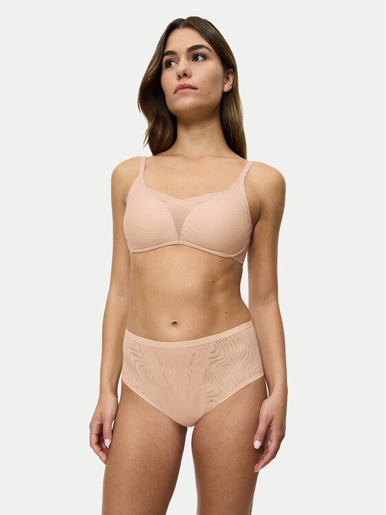 Triumph Triumph Mutande classiche a vita alta Shape Smart Ellipse 10222289 Beige