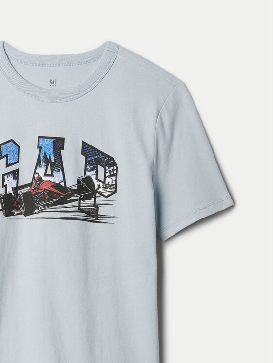 Gap Gap T-krekls 544192-01 Pelēks Regular Fit