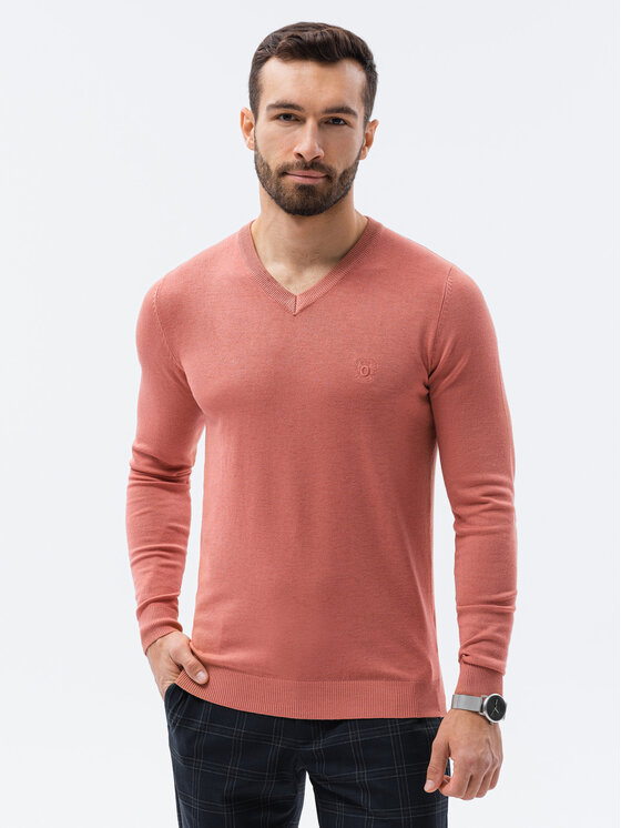 Sweter, rozmiar XL, Różowy, E191