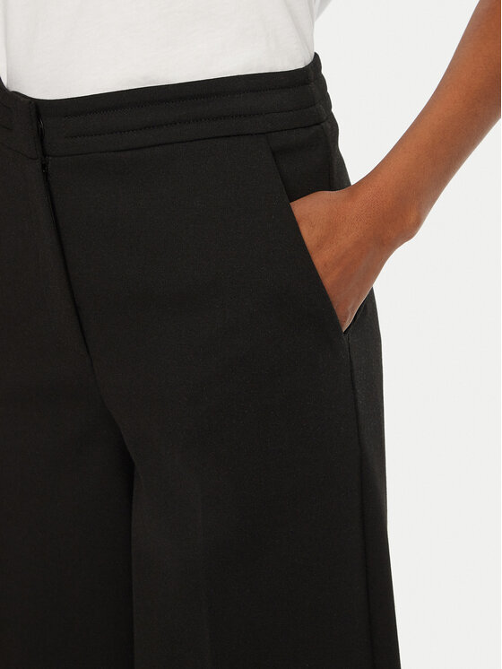 Patrizia Pepe Patrizia Pepe Παντελόνι υφασμάτινο 8P0674/A025-K103 Μαύρο Regular Fit