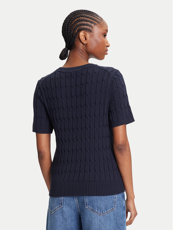Tommy Hilfiger Tommy Hilfiger Sweater WW0WW45656 Sötétkék Regular Fit