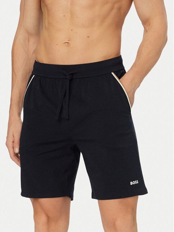 BOSS BOSS Športne kratke hlače Unique 50545942 Mornarsko modra Regular Fit