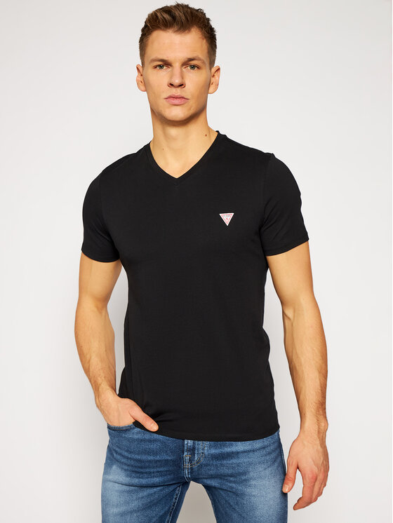 Guess Guess T-Shirt M1RI37 I3Z11 Černá Slim Fit