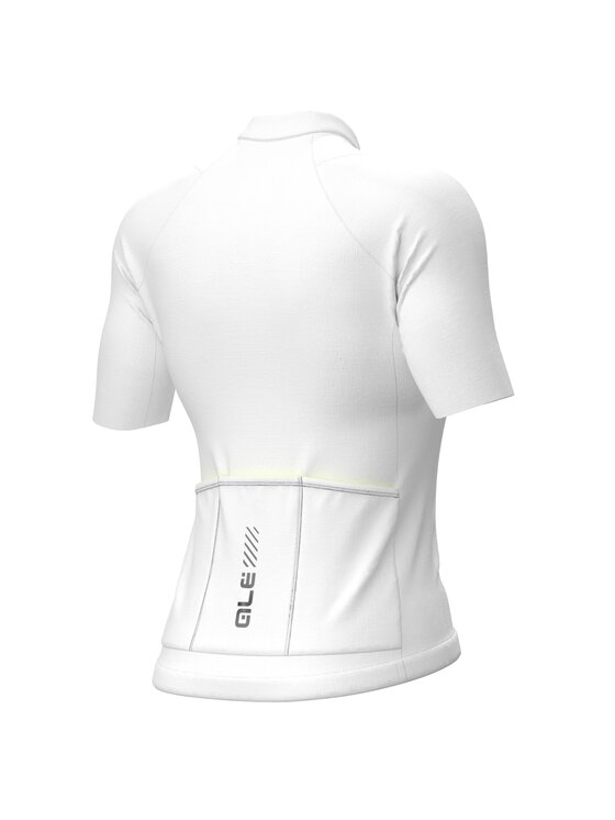 Alé Cycling Alé Cycling Koszulka rowerowa Solid Color Block 2.0 Biały Regular Fit