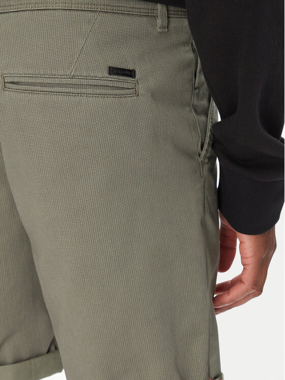 Jack&Jones Jack&Jones Kratke hlače iz tkanine Bowie 12230336 Zelena Regular Fit