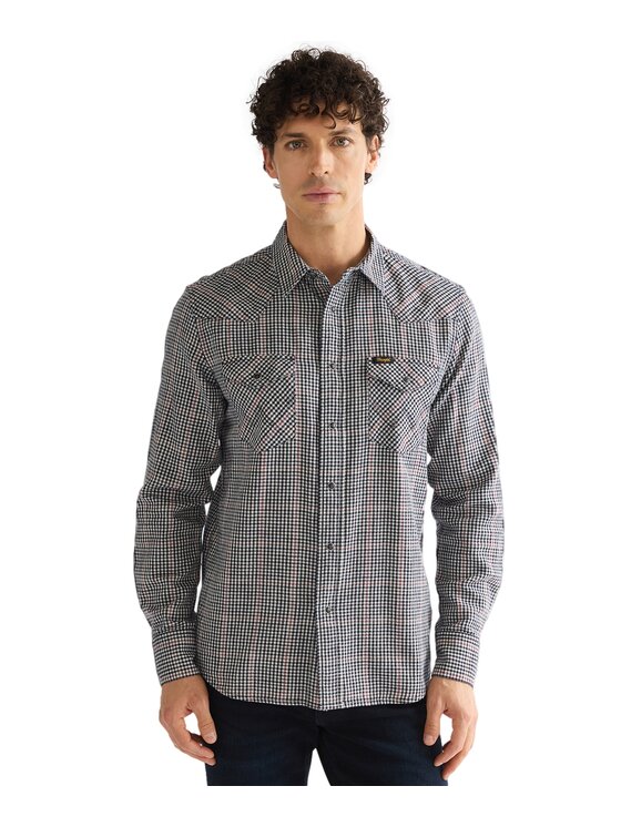Wrangler Wrangler Koszula 112387074 Kolorowy Regular Fit