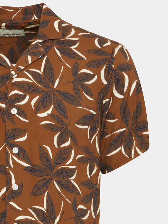 Blend Blend Camicia 20716382 Marrone Regular Fit