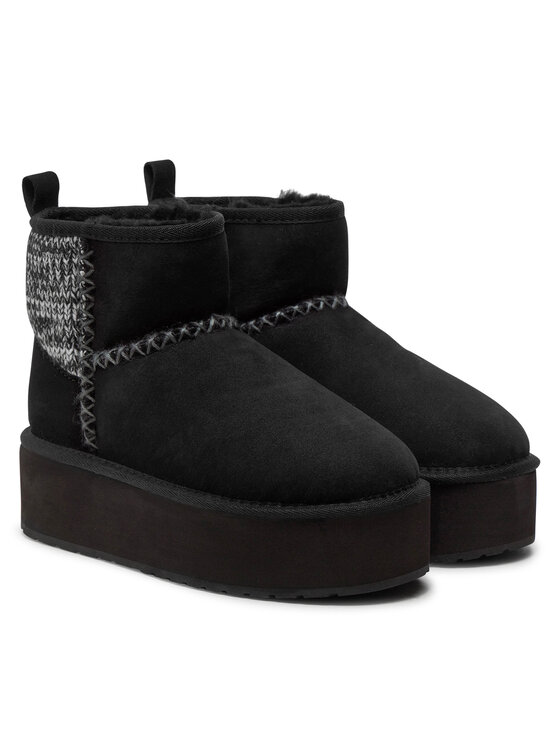 EMU Australia EMU Australia Schneeschuhe Stinger Knit Flatform W13143 Schwarz