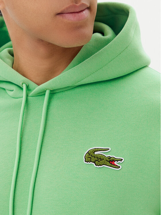 Lacoste Lacoste Bluza SH2754 Zielony Relaxed Fit