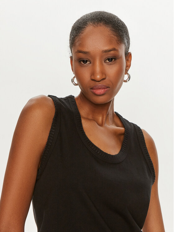 United Colors Of Benetton United Colors Of Benetton Bluză 34G7DH00W Negru Regular Fit