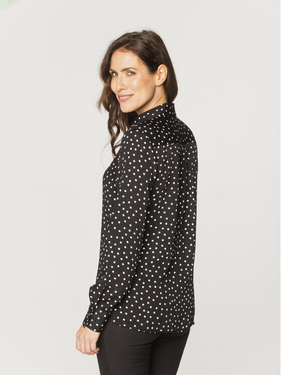 Willsoor Willsoor Koszula 61312 Czarny Oversize