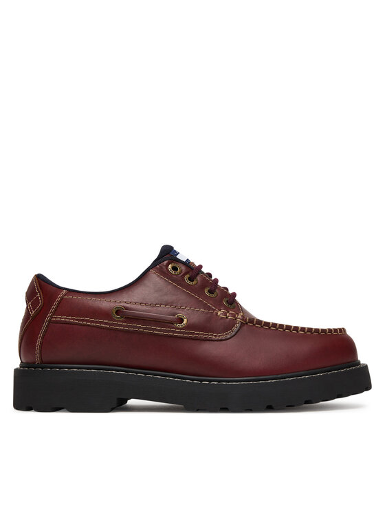 Tommy Jeans Tommy Jeans Pusbačiai Archive '01 Boat Shoe Leather EM0EM01651 Ruda