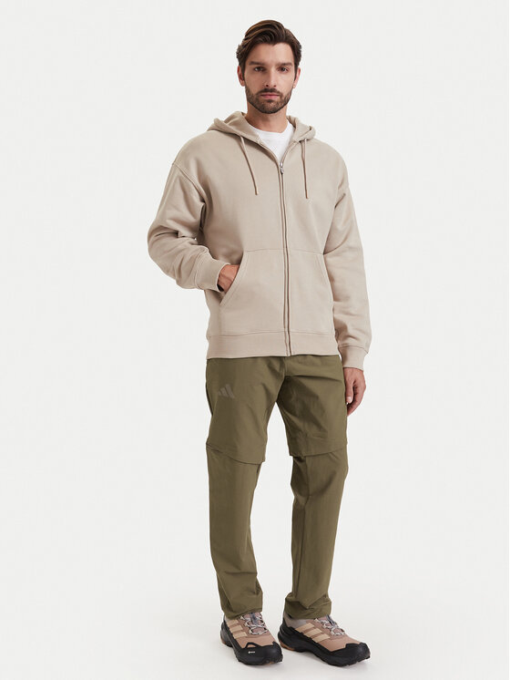 adidas adidas Spodnie outdoor KW7459 Brązowy Regular Fit
