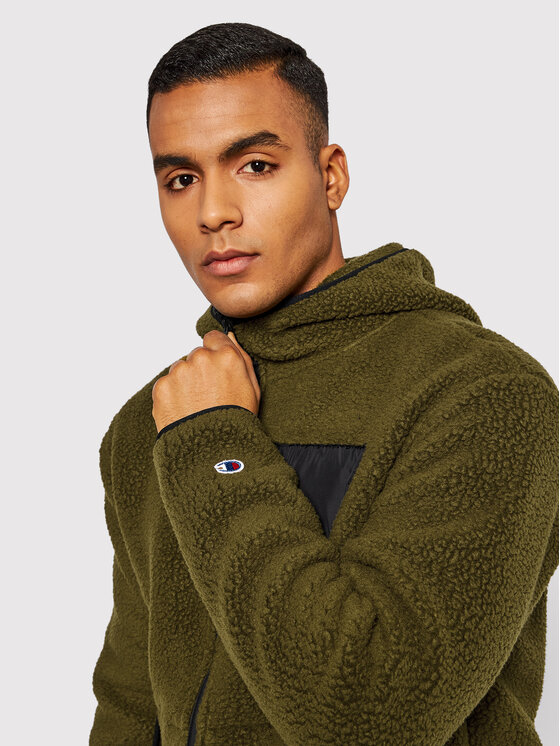 Champion Champion Fleecová mikina 216723 Zelená Regular Fit