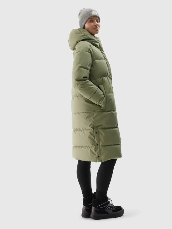 4F 4F Parka 4FWAW24TDJAF476-43S Verde Regular Fit