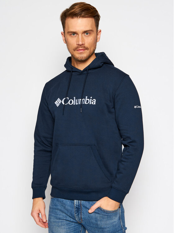 Columbia Columbia Felpa Csc Basic Logo™ II 1681664 Blu scuro Regular Fit