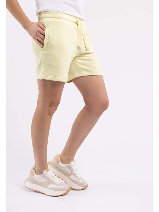 Volcano Volcano Szorty sportowe M-ESME Żółty Comfort Fit