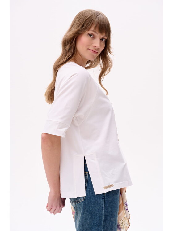 blue shadow blue shadow T-Shirt Giraffe Écru Regular Fit
