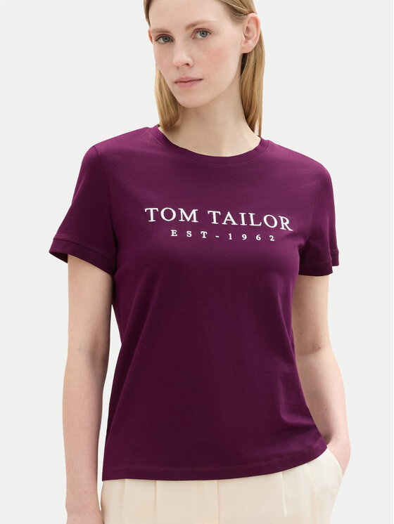 Tom Tailor Tom Tailor Tricou 1043695 Violet Regular Fit