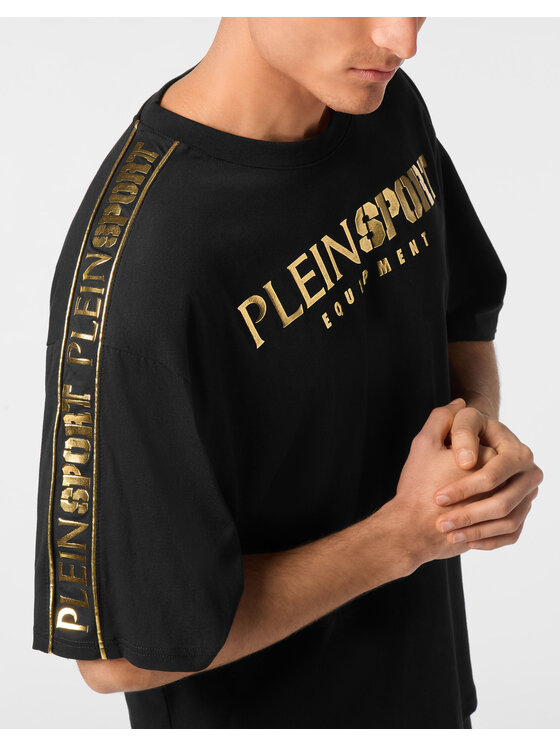Plein Sport Plein Sport T-Shirt 24103 Czarny Regular Fit