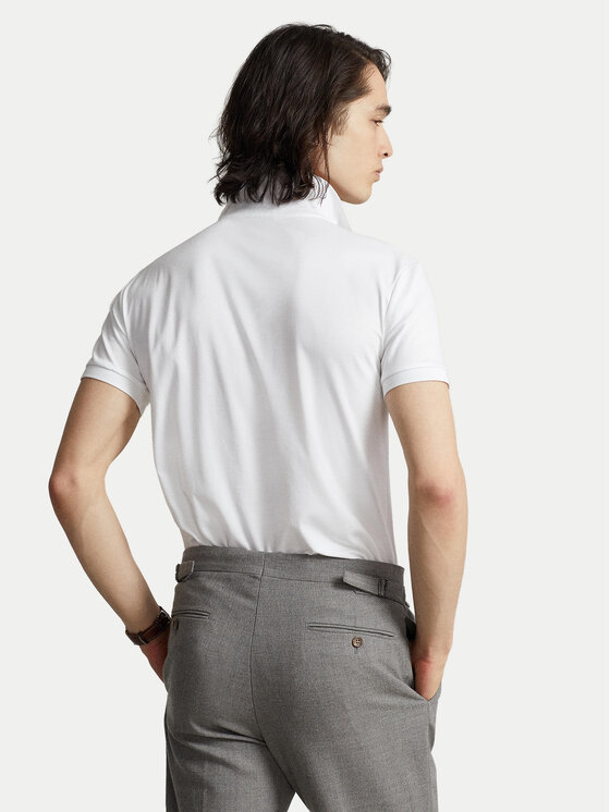Polo Ralph Lauren Polo Ralph Lauren Polo marškinėliai 710685514001 Balta Slim Fit