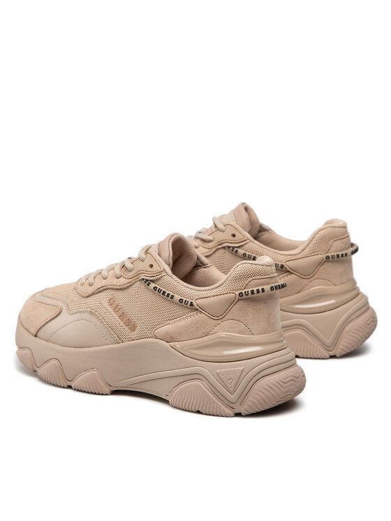 Guess Guess Sneakersy Micola FL7MIC LEA12 Béžová
