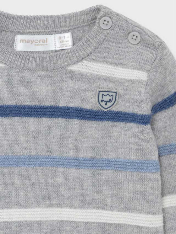 Maglione 2370 Grigio Regular Fit