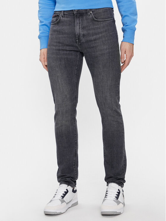 Tommy Hilfiger Džínsy Bleecker MW0MW33965 Sivá Slim Fit