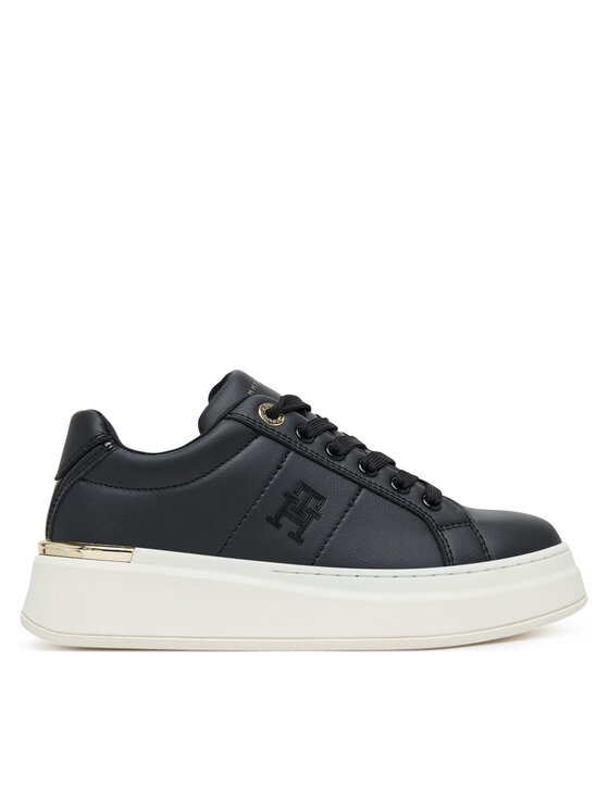 Sneakers Tommy Hilfiger Low Cut Lace-Up T3A9-33985-1355 Negru