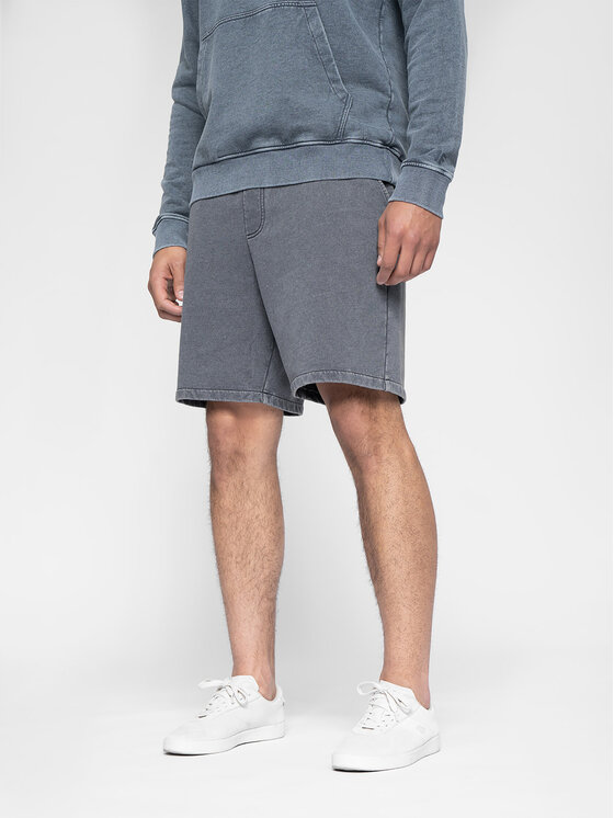 4F 4F Pantaloni scurți sport 4FSS23TSHOM052 Gri Regular Fit