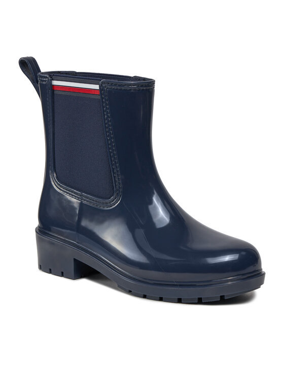 Tommy Hilfiger Tommy Hilfiger Гумени ботуши Essential Corporate FW0FW07762 Тъмносин