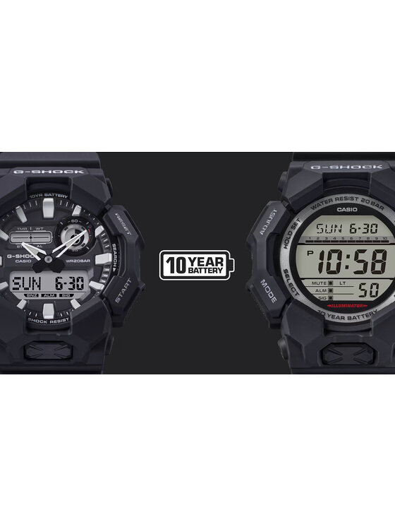 Casio Casio Zegarek GA-010-1A1ER Czarny