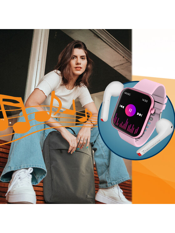 Techmade Techmade Zegarek 8099990144940 Czarny