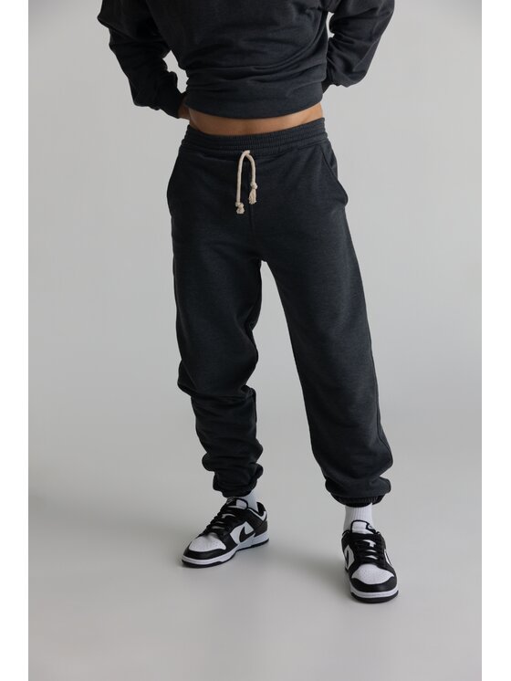 Chiara Wear Chiara Wear Spodnie dresowe M Szary Regular Fit
