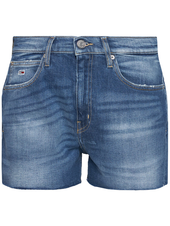 Tommy Jeans Tommy Jeans Pantaloni scurți de blugi Hotpant Denim Ambc DW0DW10083 Albastru Loose Fit