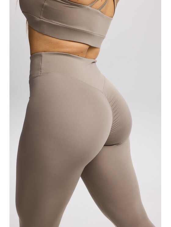 ROUGH RADICAL ROUGH RADICAL Legginsy PURE FLOW LONG Szary Slim Fit