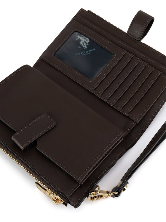 U.S. Polo Assn. U.S. Polo Assn. Великий жіночий гаманець BIUXT6224WVP Коричневий