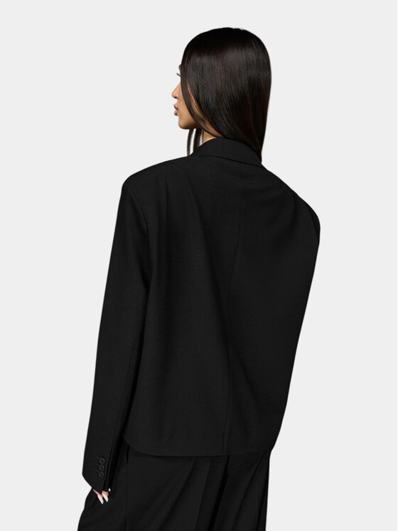 MADE BY SOCIETY MADE BY SOCIETY Kurtka anorak FRACTAL Jacket - G27187 Czarny Basic Fit
