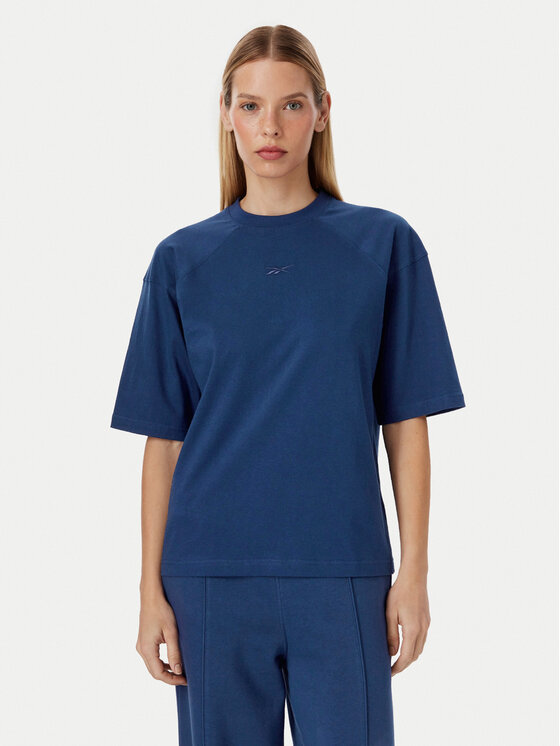 Reebok Reebok T-Shirt Reebok X Ewa Chodakowska Mila RK25977CCW Granatowy Regular Fit