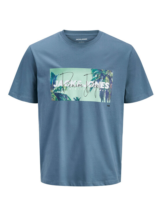 Jack & Jones Jack & Jones Tričko Indiana Tee 12288112 Tmavomodrá Regular Fit