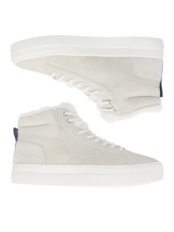 Gap Gap Tenisice PORTLAND CUP MID W GP505011AW-SA00 Écru
